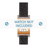 Tommy Hilfiger horlogeband TH-23-1-25-0645 / TH679300857 Croco leder Bruin 16mm + bruin stiksel - thumbnail