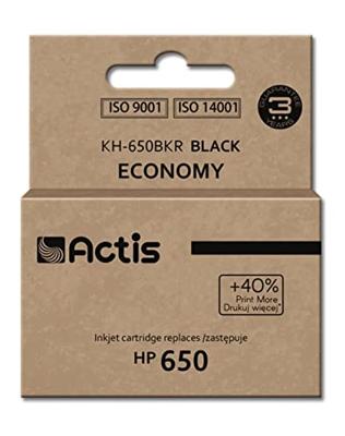 Actis KH-650BKR inkt (vervanging HP 650 CZ101AE; Standaard; 15 ml; zwart)