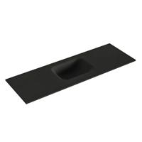 MONDIAZ LEX Urban solid surface inleg wastafel voor toiletmeubel 90cm. Positie wasbak midden - thumbnail
