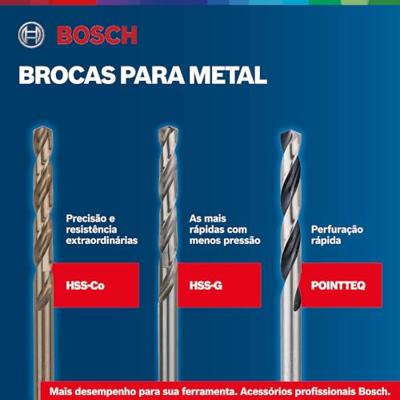 Bosch Accessoires 13-delige Robust Line metaalborenset HSS-G, 135° 1,5; 2; 2,5; 3; 3,2; 3,5; 4; 4,5; 4,8; 5; 5,5; 6; 6,5 mm, 135° 13st - 2607010538 - thumbnail