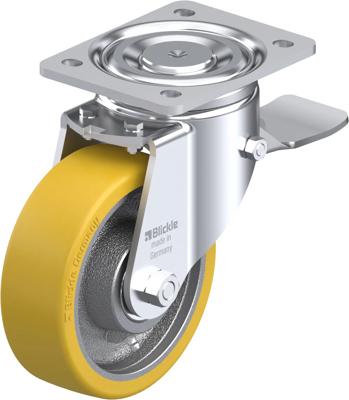 Blickle LH-GTH 150K-ST Zwenkwiel met rem Wieldiameter: 150 mm Draagvermogen (max.): 800 kg 1 stuk(s)