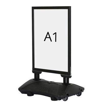 Stoepbord Boulevard Din A1 - zwart