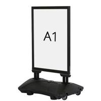 Stoepbord Boulevard Din A1 - zwart - thumbnail