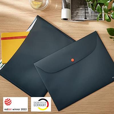 Leitz Cosy projectomslag A4, 2 compartimenten, uit PP, grijs