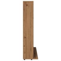 Cd-kast 100x23x89,5 cm bewerkt hout artisanaal eikenkleurig - thumbnail