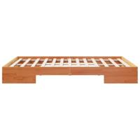 Bedframe met opslag Bruin 140 x 200 cm Massief grenenhout - thumbnail