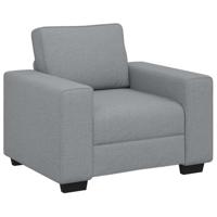 Fauteuil 60 cm stof lichtgrijs - thumbnail