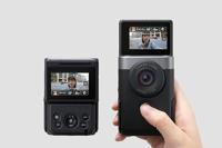 Canon PowerShot V10 Vlogging Digitale camera 15.2 Mpix Zwart Beeldstabilisatie, Bluetooth, Geïntegreerde accu, Full-HD video-opname - thumbnail