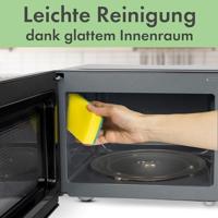 Clatronic MWG 792 Magnetron Zwart 700 W Grillfunctie, Timerfunctie - thumbnail