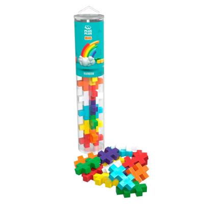 Plus Plus Plus-plus big rainbow 15 pcs tube (4353)