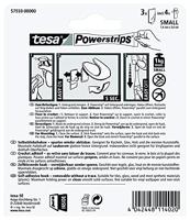 tesa POWERSTRIPS® Zelfklevende haak Small Trend Wit Inhoud: 3 stuk(s) - thumbnail