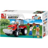 Sluban Tractor bouwstenen set (M38-B0556) - thumbnail