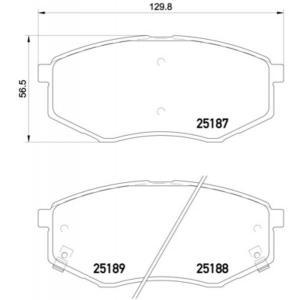 Remblokken set P30055