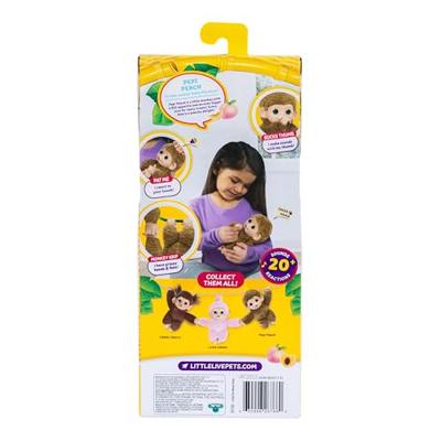 Pluche speelgoed - LITTLE LIVE PETS - Mijn mini-aapje - Karamel - Geschikt voor kinderen vanaf 4 jaar