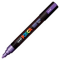 Uni Posca verfmarker pc5m metallic paars - conische punt 2,5 mm - thumbnail