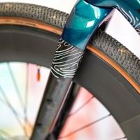 Unleazhed Unscratch - Frame protection film Gravelbike BPG01 Topolines white - thumbnail