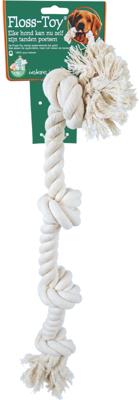 Floss-toy wit 4-knoop Speelplezier-hond Gebr. de Boon - Gebr de boon Floss-toy wit 4-knoop Speelplezier-hond Gebr. de Boon - Gebr de boon