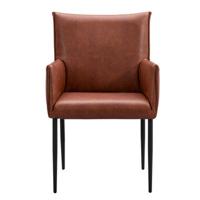 Eetkamerstoel Teun - cognac - thumbnail