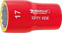 Stahlwille 12171 VDE-12 02380012 Dubbel zeskant Dopsleutelinzetstuk 12 mm 3/8 (10 mm) - thumbnail