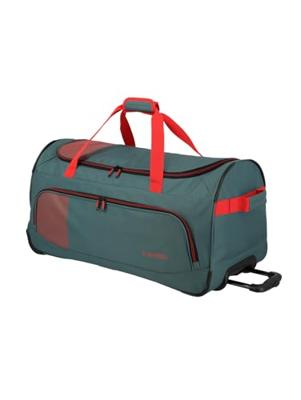 Basics Fresh Wheeled duffle L Green/Orange