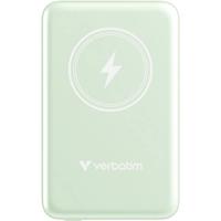 Verbatim Charge n Go Magnetic Wireless Powerbank 10000 mAh Fast Charge, Quick Charge 3.0, USB PD 3.0, Adaptive Fast Charge LiPo USB-C Groen - thumbnail