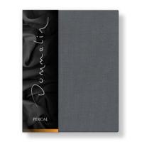 Dommelin Dommelin Laken Uni Percal 200TC 555 Olifantgrijs 240x270 cm - thumbnail