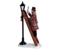 Lemax lamplighter kerstdorp figuur type 3 Caddington Village 2006 - thumbnail
