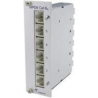 Telegärtner 100006991 6 poorten Netwerkpatchpaneel CAT 6A 3 HE Ingericht - thumbnail