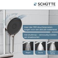 Schutte SAMOA RAIN handdouche | 3 functies | chroom-antraciet
 - 60951 - thumbnail