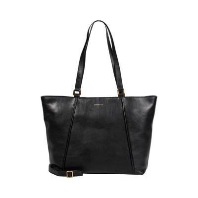 Burkely Fine Florence Wide Tote 15.6"-Black