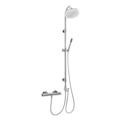 Thermostaatkraan Altara+Rio douchecomb. 15cm+20cm douchekop