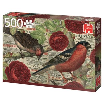 Vögel lieben Blumen - 500 Teile Puzzle