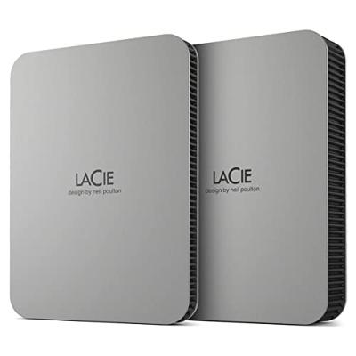 LaCie Mobile Drive (2022) externe harde schijf 4000 GB Zilver LaCie Mobile Drive (2022) externe harde schijf 4000 GB Zilver