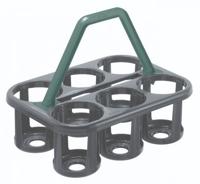 Rotho Flessendrager Basic grijs/groen - thumbnail