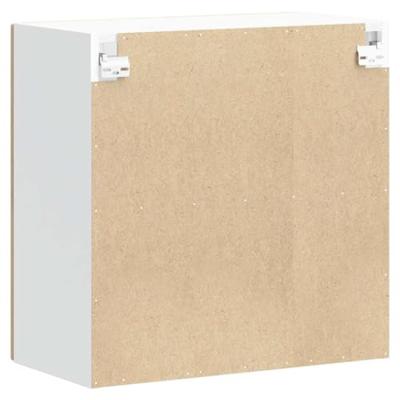 Keukenbovenkast met glazen deur Lucca bewerkt hout artisanaal eiken