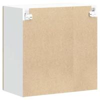 Keukenbovenkast met glazen deur Lucca bewerkt hout artisanaal eiken - thumbnail