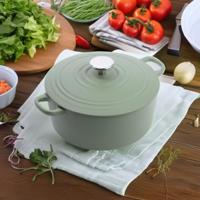 BK Bourgogne braadpan 24cm olive green - thumbnail