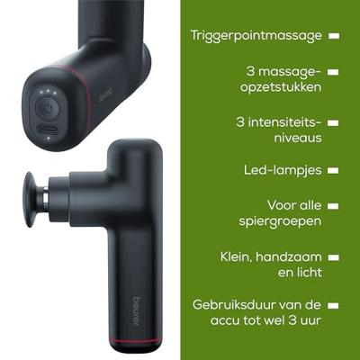 Beurer MG 79 sensitive Mini-Massagegun Massage-apparaat Zwart