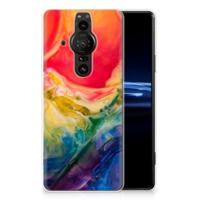 Smartphone hoesje Sony Xperia Pro-I Watercolor Dark - thumbnail