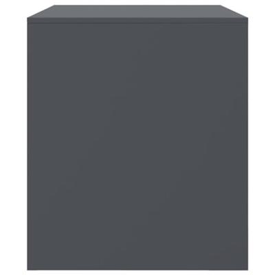 Tv-meubelen 2 st 67x39x44 cm staal antracietkleurig