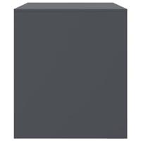 Tv-meubelen 2 st 67x39x44 cm staal antracietkleurig - thumbnail