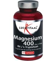 Lucovitaal Magnesium 400 met Vitamine B6 & L-Tryptofaan Capsules - thumbnail