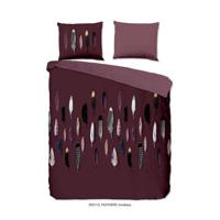 Good Morning Dekbedovertrek "veren" - Rood - (140x200/220 cm) - Katoen - thumbnail