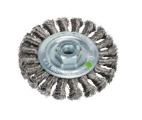 Bosch Accessories Schijfborstel voor haakse- en rechte schuurmachine - gevlochten draad, roestvrij, 100 mm 2609256509 1 stuk(s) - thumbnail