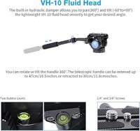 Sirui Monopod P-424FS + VA-10 Head - thumbnail