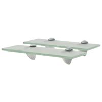 VidaXL Schappen zwevend 2 st 30x10 cm 8 mm glas - thumbnail