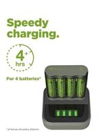 GP Batterijlader USB 2H met 4x2600mA AA batterij + 2xDock - 3503093 - thumbnail
