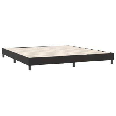 Bedframe zonder matras 180x210 cm fluweel zwart