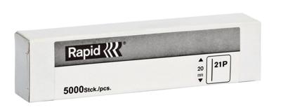 Rapid Nagels Type 21P Gegalvaniseerd, Box 5000st Lengte 20mm