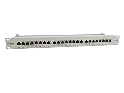 Equip 326525 24-poorts CAT.6A geschorst patch-paneel, lichtgrijs